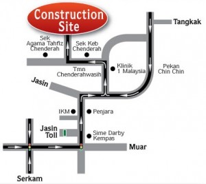 Rumah Teres Satu Tingkat Mampu Milik di Jasin