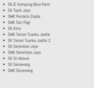 sekolah sekitar banglow senawang
